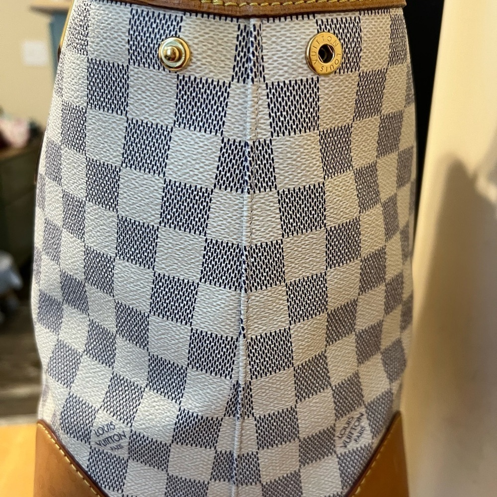 Louis Vuitton Damier Azur Hampstead Tote - Picture 5 of 14